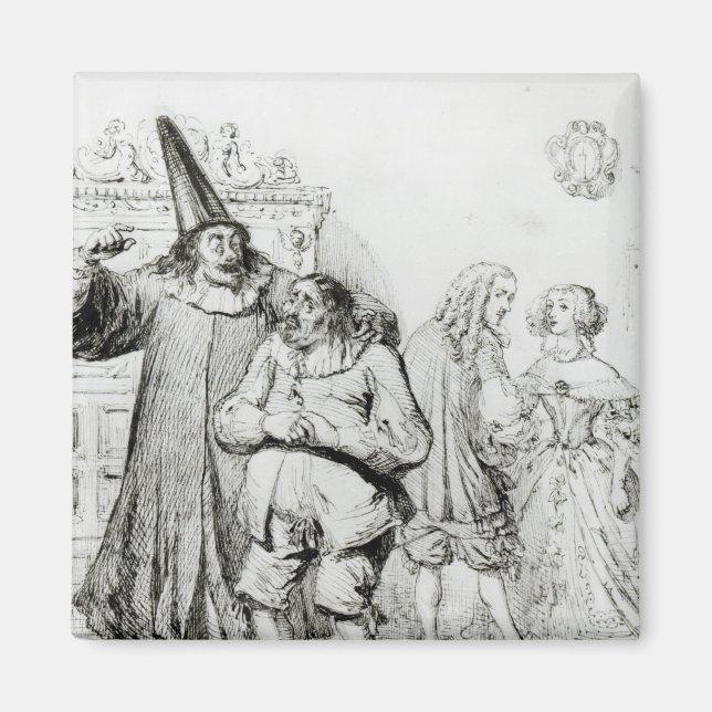 Argan and Monsieur Purgon Magnet (Front)