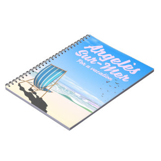 argelès-sur-mer France travel poster Notebook