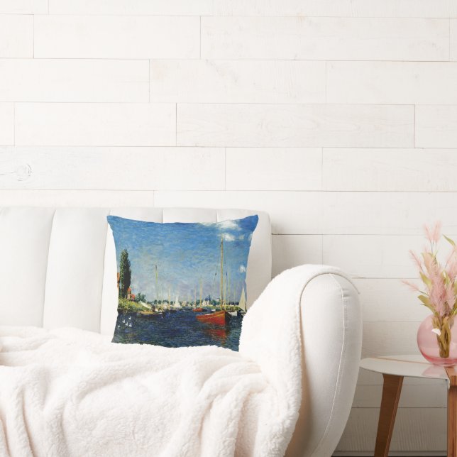 Argenteuil, famous painting, cushion (Couch)