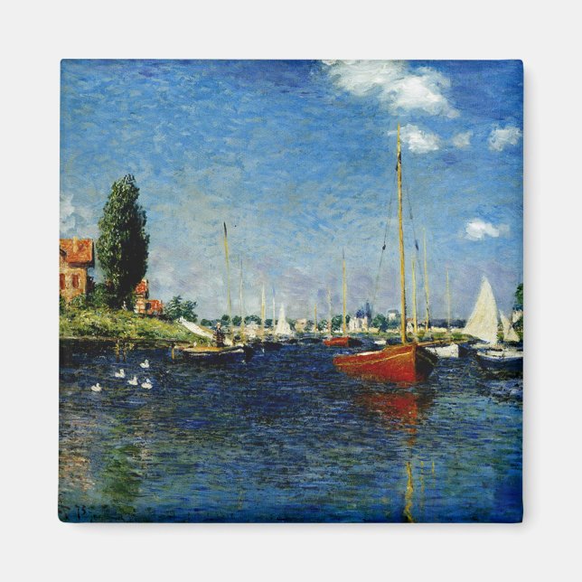 Argenteuil, fine art painting, magnet (Front)