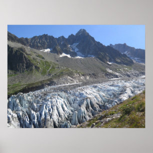 Argentiere glacier French Alps Poster