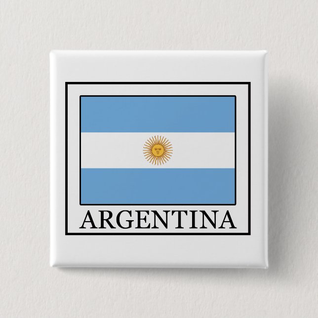 Argentina 15 Cm Square Badge (Front)