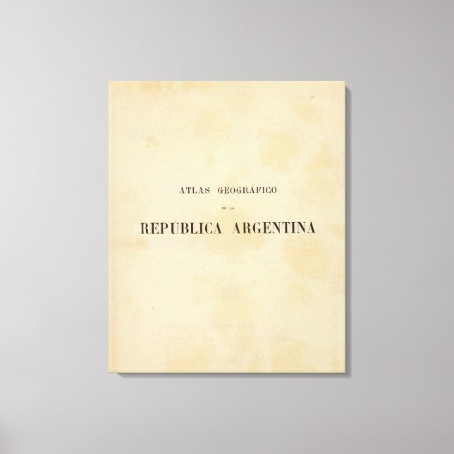 Argentina 2 canvas print (Front)