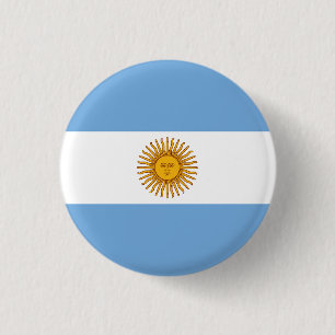 Argentina 3 Cm Round Badge