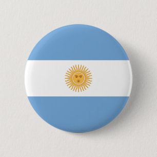 Argentina 6 Cm Round Badge