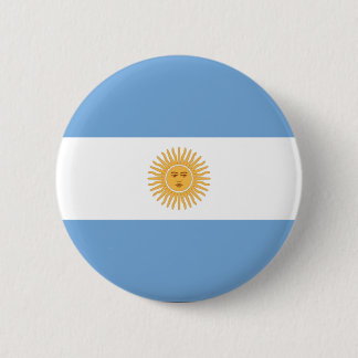 Argentina 6 Cm Round Badge