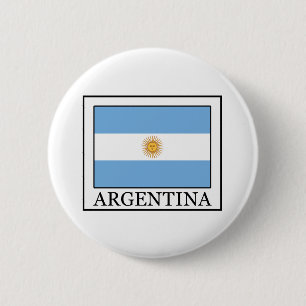 Argentina 6 Cm Round Badge