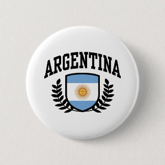 Argentina 6 Cm Round Badge