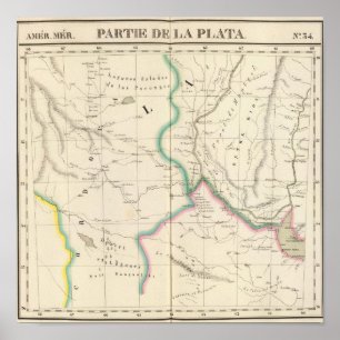 Argentina and Uruguay 34 Poster