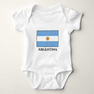 Argentina (Argentinian) Flag Baby Bodysuit