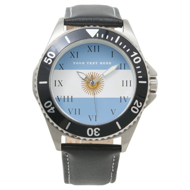 Argentina Argentinian flag Buenos Aires Argentine  Watch (Front)