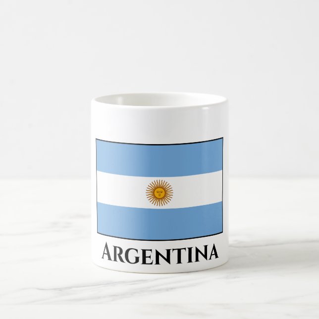 Argentina (Argentinian) Flag Coffee Mug (Center)