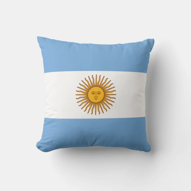 Argentina (Argentinian) Flag Cushion (Front)