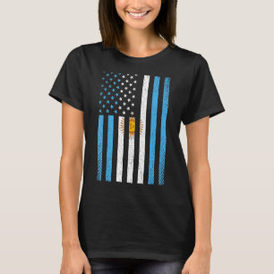 Argentina Argentinian Flag Football Soccer Sport T-Shirt