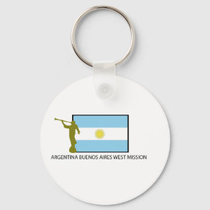 ARGENTINA BUENOS AIRES WEST MISSION LDS KEY RING