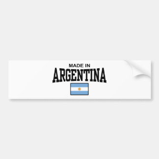 Argentina Bumper Sticker