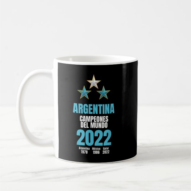 Argentina Campeones del Mundo 2023 Coffee Mug (Left)