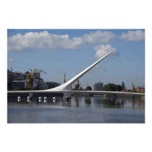 Argentina, Capital city of Buenos Aires. Woman Photo Print
