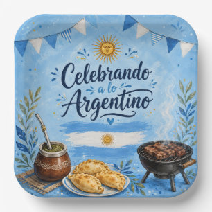 Argentina Celebration Party Paper Plate