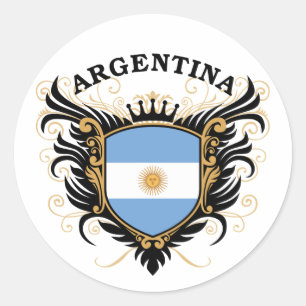 Argentina Classic Round Sticker
