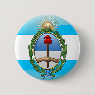 Argentina Coat of arms 6 Cm Round Badge