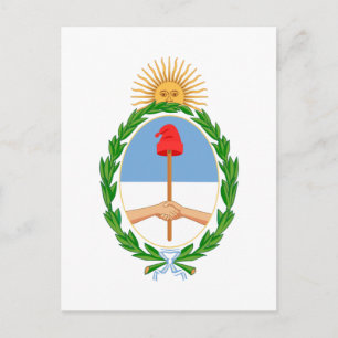 Argentina Coat of Arms Postcard