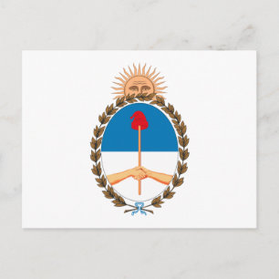 Argentina Coat of Arms Postcard
