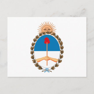 Argentina Coat of Arms Postcard