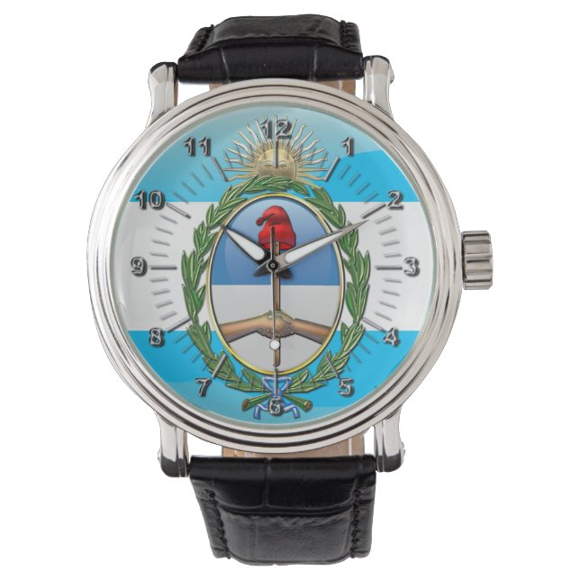 Argentina Coat of arms Watch (Front)