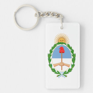 Argentina country coat arms symbol emblem flag key ring