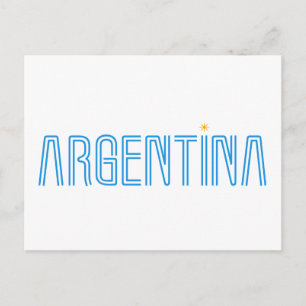 Argentina design! postcard