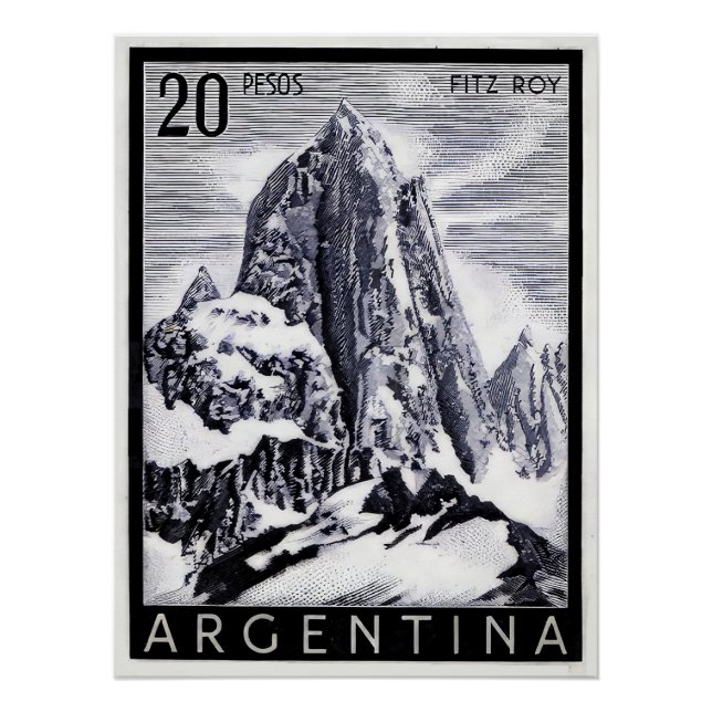 Argentina El Chalten Poster (Front)