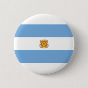 Argentina Flag 6 Cm Round Badge