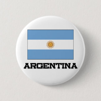 Argentina Flag 6 Cm Round Badge