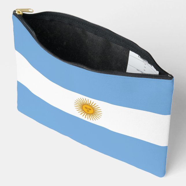Argentina flag accessory pouch (Open)
