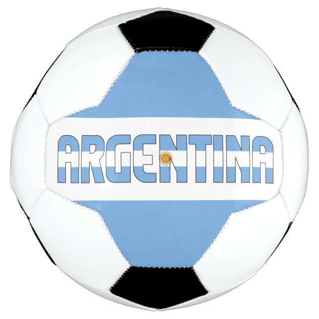 Argentina Flag Adorable Patriotic Football (Front)