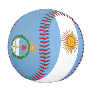 Argentina Flag and Coat of Arms Patriotic Baseball