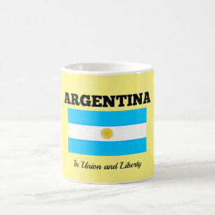 Argentina - Flag and Motto Coffee Mug