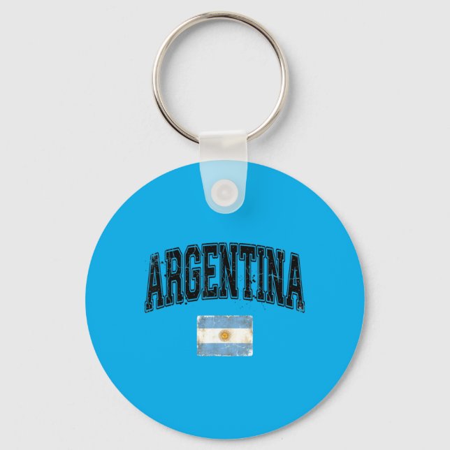 Argentina Flag Argentina Gift Hispanic Heritage Key Ring (Front)