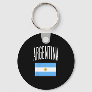 Argentina Flag Argentine Football Soccer Fan Men W Key Ring