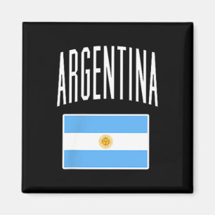 Argentina Flag Argentine Football Soccer Fan Men W Magnet