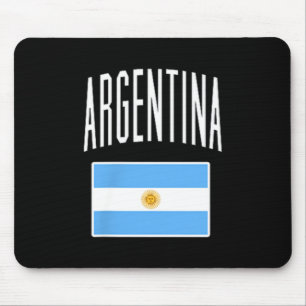 Argentina Flag Argentine Football Soccer Fan Men W Mouse Mat