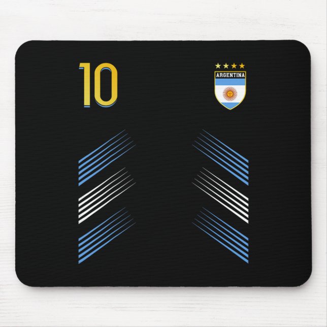 Argentina Flag Argentinian Pride Lovers  Mouse Mat (Front)