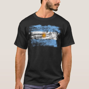 Argentina Flag Argentinian Vintage Boys T-Shirt