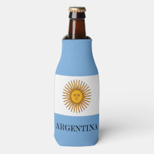 Argentina flag Bandera De Argentina Bottle Cooler