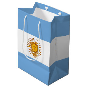 Argentina flag Bandera De Argentina Medium Gift Bag