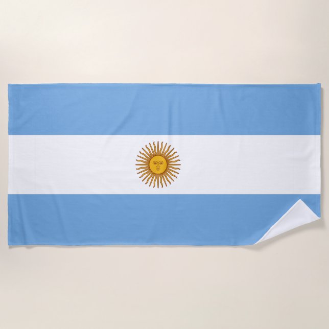 Argentina flag Beach Towel (Front)