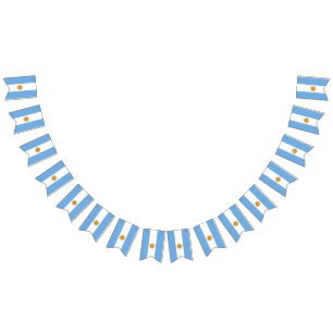 Argentina flag bunting banner