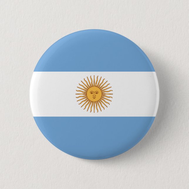 Argentina Flag Button (Front)