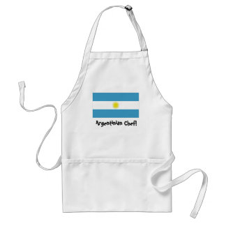 Argentina flag chef apron
